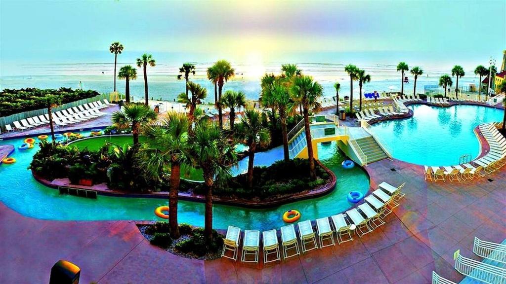 Vacation In Comfort And Luxury - 3 Bedroom Direct Oceanfront - Wyndham Ocean Walk Resort 2425 Daytona Beach Eksteriør bilde